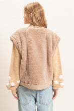 Load image into Gallery viewer, Been Lonely Sherpa Stand Collar Vest in Light Mocha