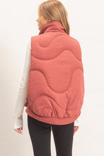 Load image into Gallery viewer, The Way I Go Quilted Puffer Vest in Brick