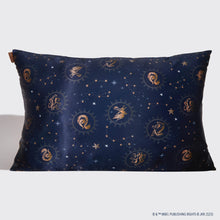 Load image into Gallery viewer, Harry Potter x Kitsch Standard Satin Pillowcase Midnight at Hogwarts