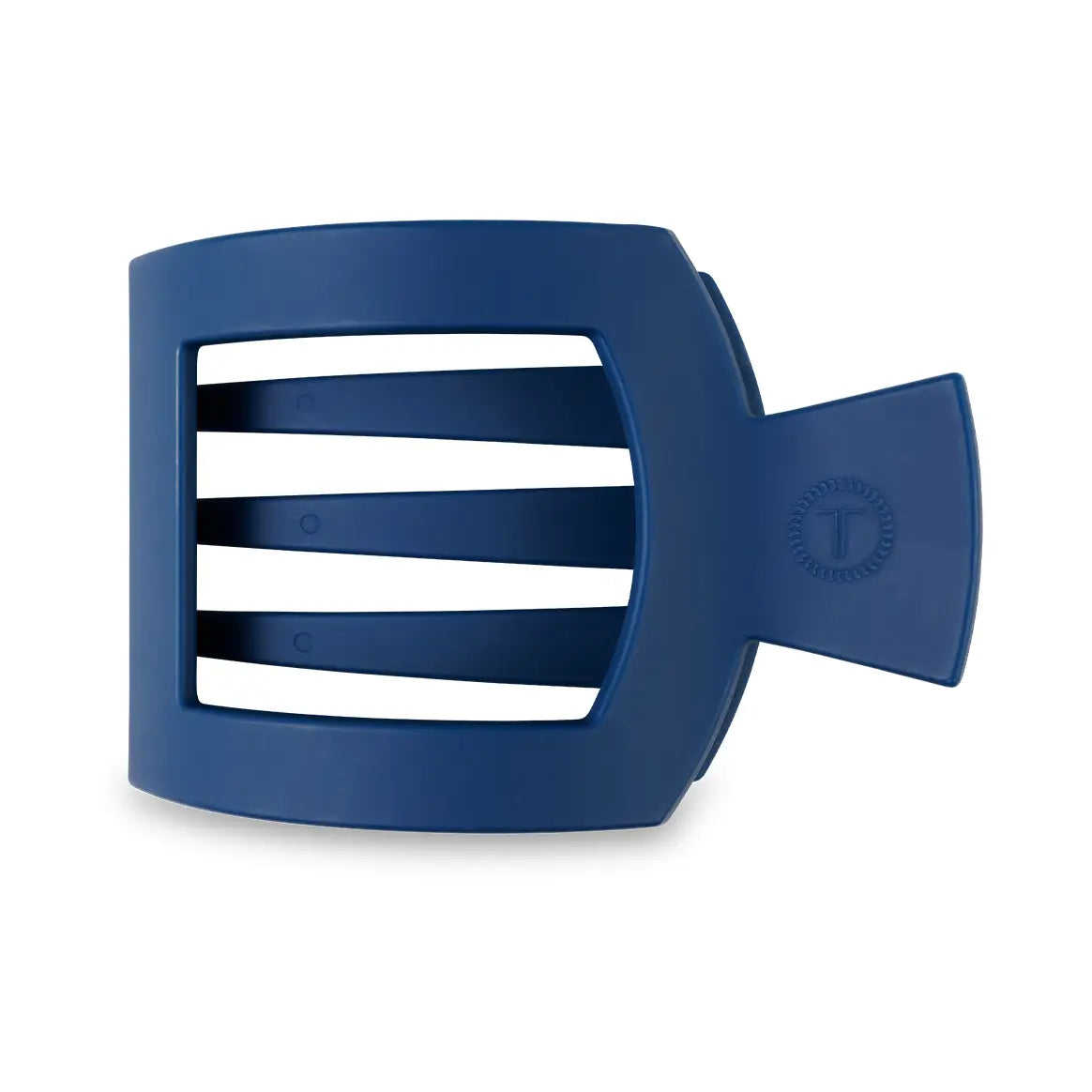 Teleties Small Flat Square Clip in Midnight Rain