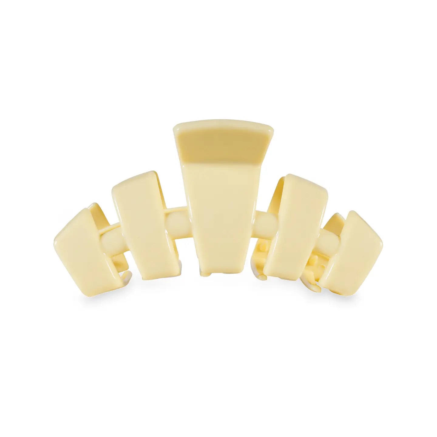 Teleties Classic Medium Hair Clip Butter Yellow