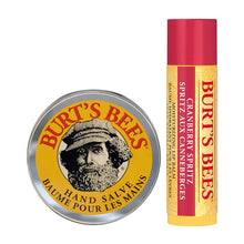 Load image into Gallery viewer, A Bit Of Burt's Cranberry Gift Set, Lip Balm &amp; Hand Salve