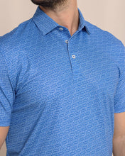 Load image into Gallery viewer, Southern Tide Driver Make It Snappy Polo in Blue Lolite