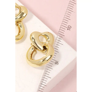 Pincatch Circle Link Earrings