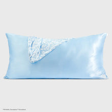 Load image into Gallery viewer, Kitsch x Bridgerton King Satin Pillowcase Toile De Blue