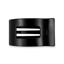 Load image into Gallery viewer, Teleties Large Flat Rectangle Clip Jet Black