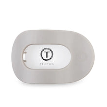 Load image into Gallery viewer, Teleties Small Flat Round Clip Silver Flames