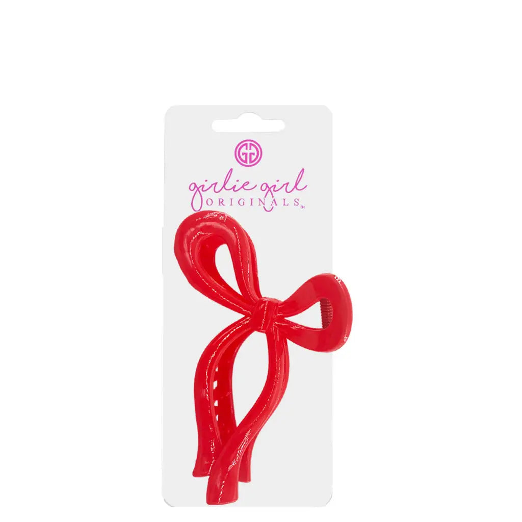 Lulu Mac Cardinal Bow Hair Clip
