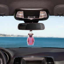 Load image into Gallery viewer, Pug in Hawaii Car Freshie Jasmine