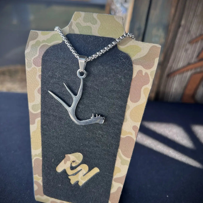 Ridge&Holler Youth Stainless Steel Antler Necklace