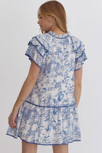 Load image into Gallery viewer, Always Forever Ruffle Sleeve Floral Dress