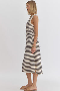 All the Small Things Stripe Midi Dress