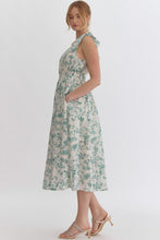 Load image into Gallery viewer, Nothing But Love One Shoulder Midi Dress Green