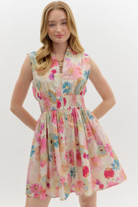 Flowy Floral Mini Dress