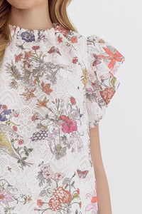 Hopelessly Romantic Floral Lace Blouse