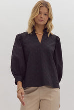 Load image into Gallery viewer, My Empire 3/4 Puff Sleeve Blouse