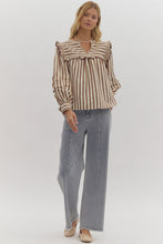 Load image into Gallery viewer, Timeless Striped Long Sleeve Blouse