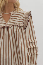 Load image into Gallery viewer, Timeless Striped Long Sleeve Blouse