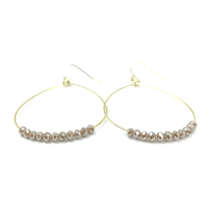 Erin Gray Aster Earrings in Champagne