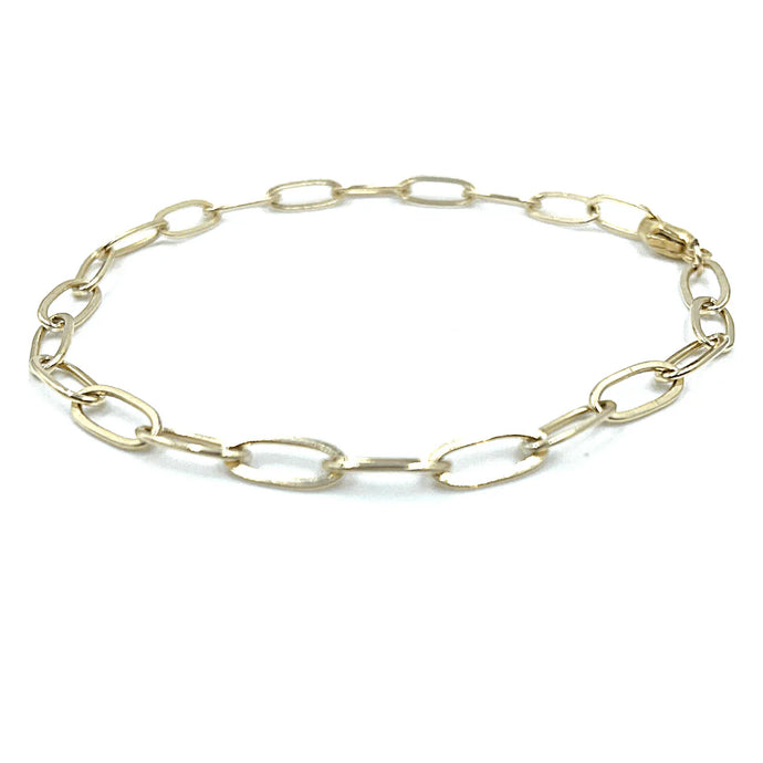 Erin Gray Essential Paperclip Links Bracelet in 14K Gold Filled