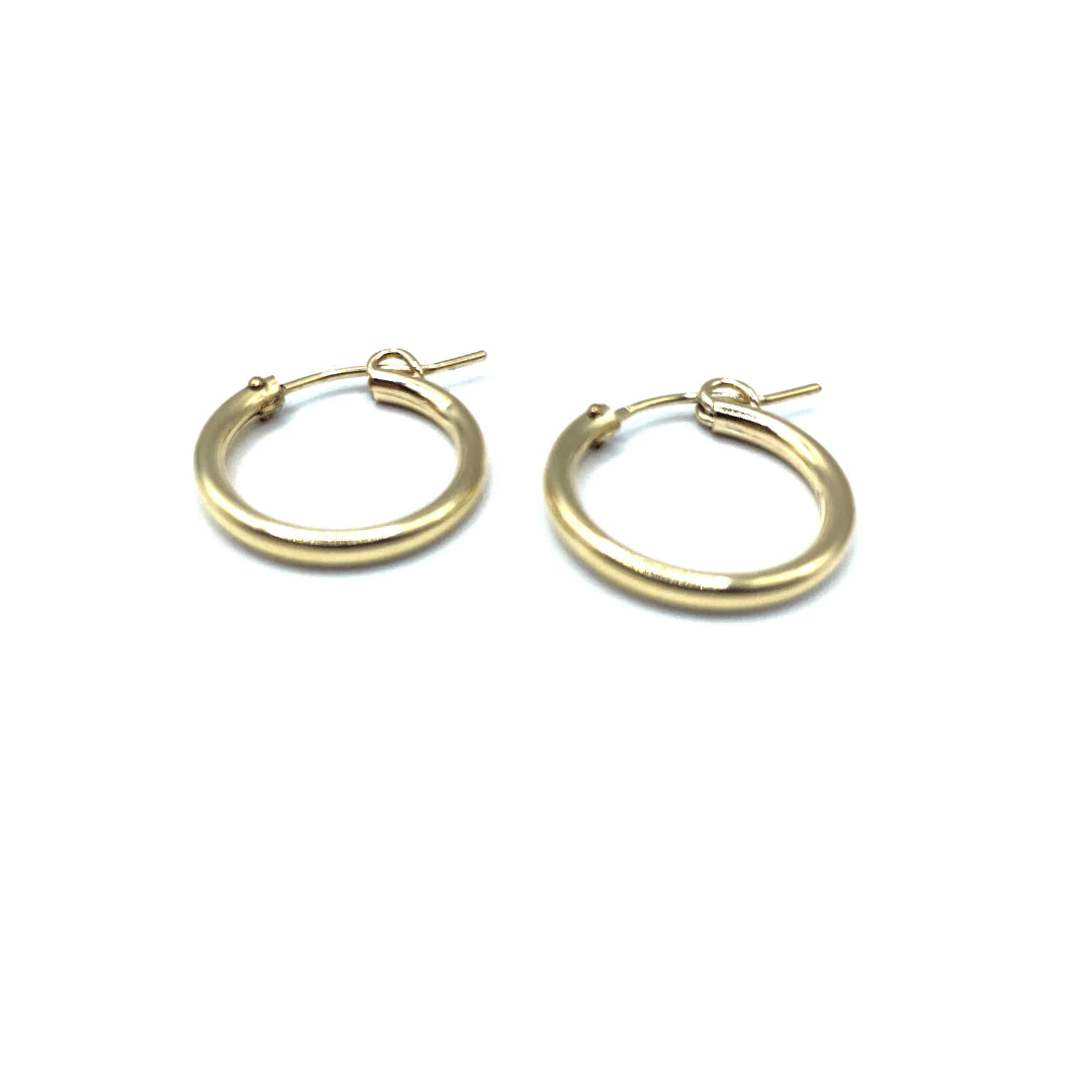 Erin Gray Laguna 14k Gold Filled 18mm Hoop Earring