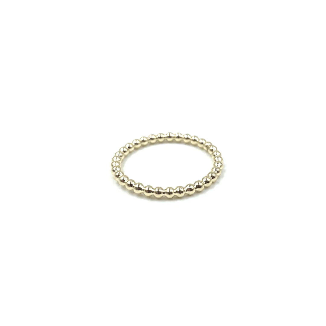 Erin Gray Resort Collection Waterproof Gold Small Round Stone Ring