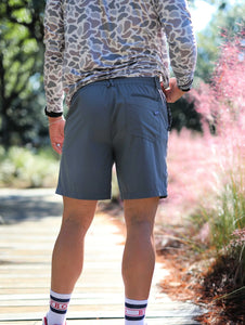 Burlebo Everyday Shorts River Rock Gray