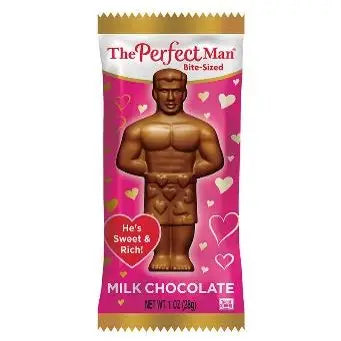 Not Gonna Be Lonely Bite Sized Chocolate Bar Man