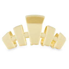 Load image into Gallery viewer, Teleties Classic Large Hair Clip Butter Yellow