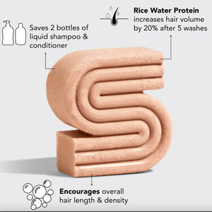 Kitsch Rice Water Protein Solid Shampoo Bar