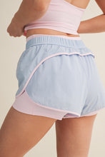 Load image into Gallery viewer, Sure Ain't Nothing Double Layer Shorts in Blue