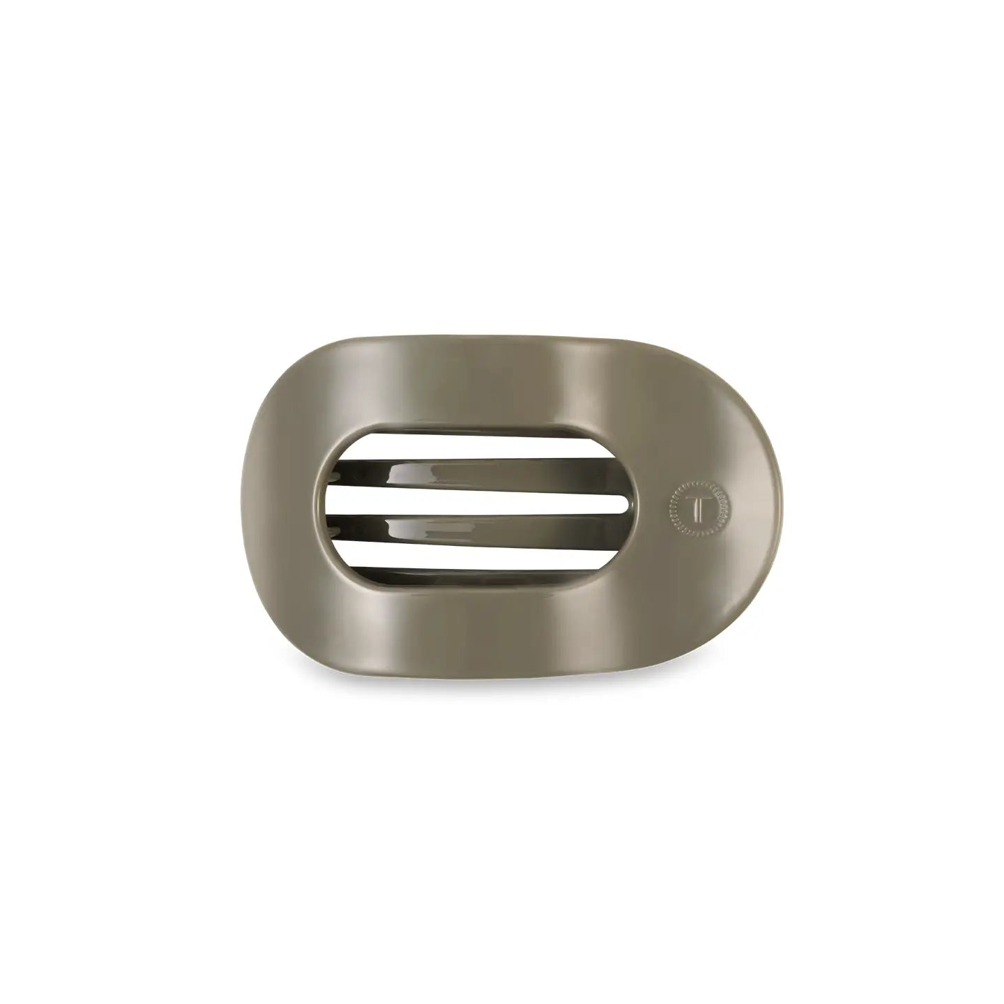 Teleties Small Flat Round Clip Sage It Ain't So