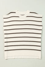 Load image into Gallery viewer, Let The Good In Striped Sweater Top