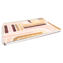 Load image into Gallery viewer, Church Notes Sunset Stripe by 1canoe2 Notebook