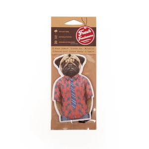 Pug in Hawaii Car Freshie Green Tea