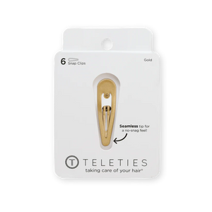 Teleties Snap Clip in Gold