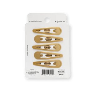 Teleties Snap Clip in Gold