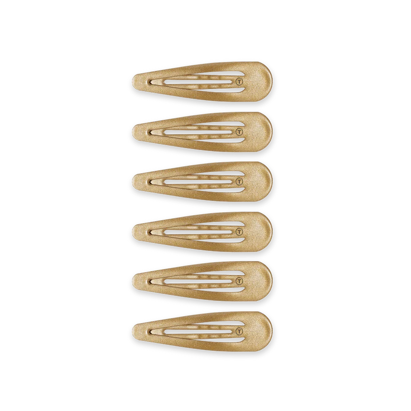 Teleties Snap Clip in Gold