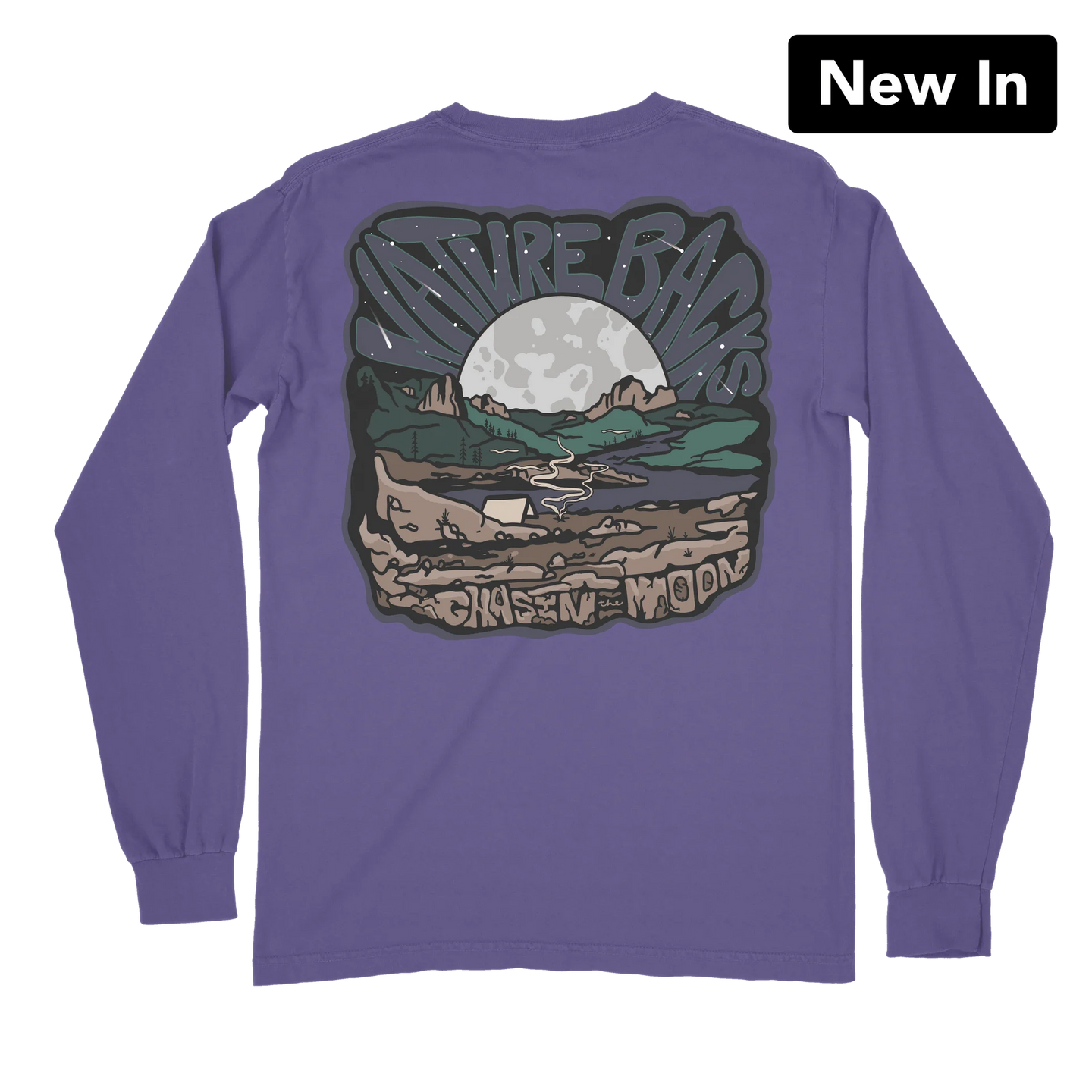 Nature Backs Chasing the Moon LS Tee