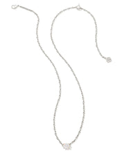 Load image into Gallery viewer, Kendra Scott Silver Cailin Pendant Necklace in White Champagne Iridescent Crystal