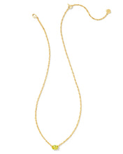 Load image into Gallery viewer, Kendra Scott Gold Cailin Pendant Necklace in Light Green Crystal