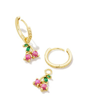 Load image into Gallery viewer, Kendra Scott Cherry Huggie Earrings