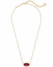 Load image into Gallery viewer, Kendra Scott Elisa Gold Necklace in Clear Berry