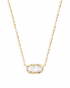 Kendra Scott Elisa Gold Necklace in Ivory MOP