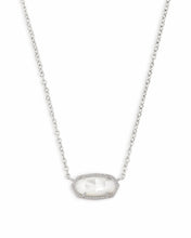 Load image into Gallery viewer, Kendra Scott Elisa Silver Necklace in Ivory MOP