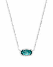 Load image into Gallery viewer, Kendra Scott Elisa Silver Necklace in London Blue