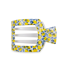 Load image into Gallery viewer, Teleties Small Flat Square Clip Limoncello