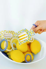 Load image into Gallery viewer, Teleties Small Flat Square Clip Limoncello