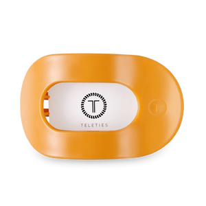 Teleties Large Flat Round Clip Mango for it!