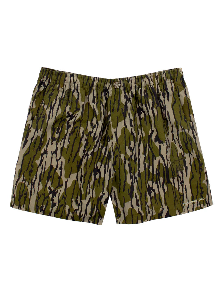 Properly Tied Mossy Oak Mallard Shorts in Original Bottomland